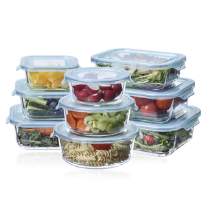 3 cái thiết lập thủy tinh borosilicate bát cao chịu nhiệt đồ dùng nhà bếp cho lò vi sóng thực phẩm lưu trữ container cho Hộp Ăn Trưa - Product Image 6