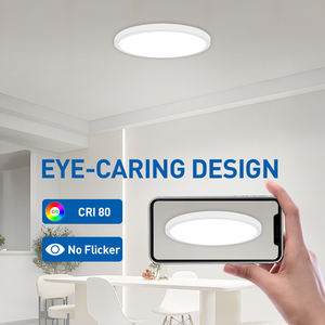 Nueva Lámpara de <span class=keywords><strong>Techo</strong></span> LED Empotrada Delgada con 5 Temperaturas de Color Ajustables para Dormitorio, Sala de Estar, Iluminación Interior para el Mercado de Canadá y Estados Unidos - Product Image 3