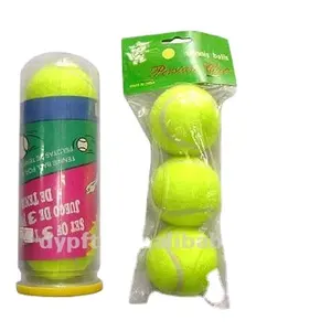 Standart boyut 2.5 "ucuz renkli özel logo baskılı tenis topları