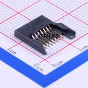 XKTF-004 SD Card / Memory Card Connector SMD Connector Plug-In Type MicroSD Card (TF Card) Card Holder 2mm - Product Image 2