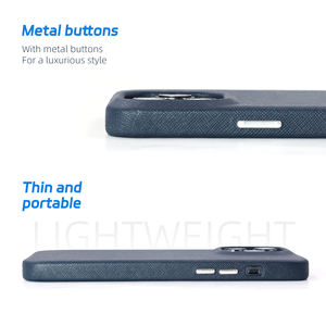 Couverture de téléphone antichoc de <span class=keywords><strong>luxe</strong></span> personnalisée pour hommes d'affaires en cuir véritable étui de téléphone pour <span class=keywords><strong>iPhone</strong></span> <span class=keywords><strong>13</strong></span> 14 Pro Max - Product Image 4