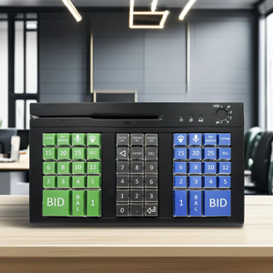 Chất lượng cao hoàn toàn lập trình 66-Key POS thiết bị đầu cuối bàn Phím Cherry MX bàn phím với 3 bài hát MSR công nghệ - Product Image 1