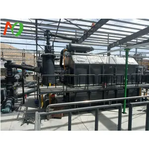 New Type of Solid Medical Waste Tire Pyrolysis to Oil Recycling Plant High Output Machine Plastic Tyre Recycle Equipment