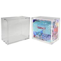 Boîte ETB en acrylique Offre Spéciale Type coulissant Boîte d'entraînement d'élite à chargement par le haut facile magnétique Uniquement étui en acrylique