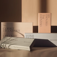 Boîtes rigides écologiques personnalisées pour l'emballage de parfums et de rouges à lèvres, design imprimé sur papier kraft