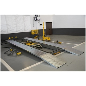 Elevador de Tijera Portátil con Alineador Automático para Chasis de Automóviles, Certificado CE, Equipo de Reparación de Carrocerías de Acero Inoxidable, <span class=keywords><strong>Torre</strong></span> de Tracción - Product Image 2