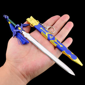 <span class=keywords><strong>Zelda</strong></span> Master Sword mejorado 22cm espada llavero colgante espada de juguete de alta calidad se puede personalizar modelo - Product Image 6
