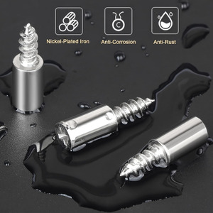 Ssr Self Tapping Screws With Rubber Sleeve Shelf Support Iron Cabinet Glass Partition <b>Bracket</b> Strong Easy Installation - Product Image 5
