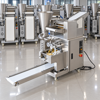 Machine automatique à faire des raviolis, machine commerciale en acier inoxydable pour la fabrication de gyozas et de samosas pour les usines alimentaires