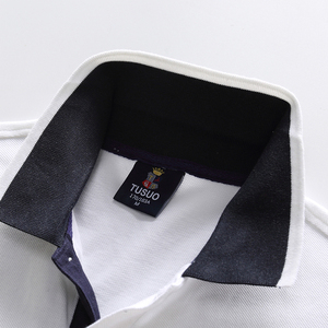 Chemises polo pour hommes en coton à manches courtes, brodées, de qualité supérieure, en gros, de couleurs mélangées, nouvelle mode - Product Image 5