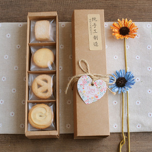 HC Custom Printed Biodegradable Coated <b>Paper</b> <b>Packaging</b> Macaroon Box Food Cake Bakery Bread Chocolate with Window - Product Image 1