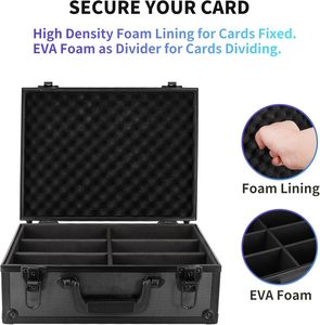 Caja de Almacenamiento para Tarjetas Rígidas de 3" x 4" y 35pt, Estuche Rígido para Tarjetas Top Loader - Product Image 2
