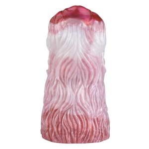 YOCY Liquid Silicone Dual Channel <b>Masturbation</b> Cup Realistic Animal Fox <b>Masturbate</b> Massage Anal Adult Sex Toys - Product Image 1