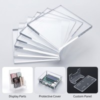 Plaque en acrylique transparente PMMA sur mesure OEM, découpée au laser, pliable à chaud, polie, différentes épaisseurs, fabriquée en Chine
