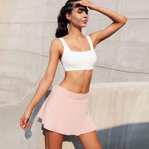 Ropa DE TENIS Faldas Skorts para correr Bolsillos de bola Vestido de ejercicio para mujer Falda plisada Falda de tenis de patinadora de cintura alta ropa deportiva - Product Image 1