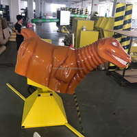 Vente directe usine : Machine simulateur de rodéo, jeu d'équitation, taureau mécanique gonflable design dinosaure à vendre