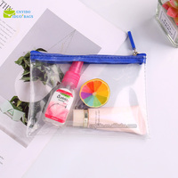 Imperméable à l'eau clair Transparent A4/A5/A6 PVC fichier sac cousu poly plastique curseur fermeture éclair enveloppe CNYIDO personnalisé couleur Logo classement