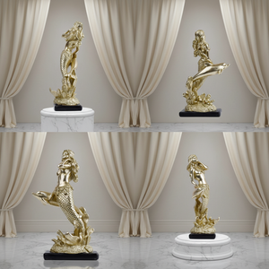 Statua d'Angelo in Bronzo Vintage, Scultura in Resina 3D Dipinta a Mano, Decorazione per Casa, Ornamenti da Scrivania, Marca YUYAO, Modello Yy1251 - Product Image 6