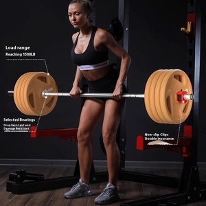 Chuyên nghiệp Olympian cạnh tranh 20kg mang thẳng cong thanh 1.8m 2.0M 2.2m phòng tập thể dục miễn phí trọng lượng Squat đẩy tạ bài tập - Product Image 3