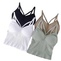 Soutien-gorge de sport sans couture pour femmes soutien-gorge de course de yoga respirant et à séchage rapide pour vêtements de sport Shapers pour adultes