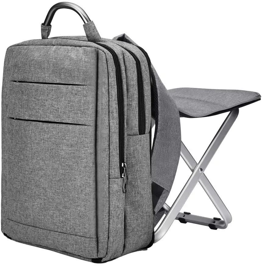 Çok fonksiyonlu sırt çantası dışkı Combo sırt çantası ve portatif katlanabilir soğutucu sandalye balıkçılık yürüyüş piknik açık