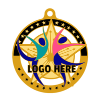 Fabricante Bahrein Custom Metal Award Medal Souvenir Award Medal Club Cheerleading Cheer Medals Trophy