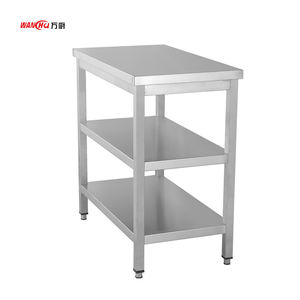 Table de travail en <span class=keywords><strong>acier</strong></span> inoxydable pour restaurant, hôtel, cuisine, équipement de cuisine commercial et industriel avec tiroirs - Product Image 3