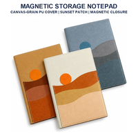 Bloc-notes de rangement A5 en cuir PU de qualité supérieure avec pochette pour cartes, marque-page en ruban, couverture souple et flexible, carnet professionnel
