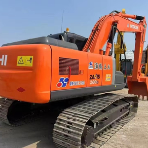 Excavatrice d'occasion Hitachi ZX200 ZX200G de 20 tonnes, d'origine japonaise, avec moteur hydraulique, brise-roche, certifiée CE - Product Image 1
