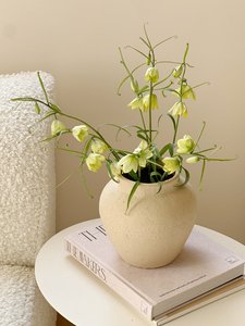 Vaso in <span class=keywords><strong>Ceramica</strong></span> Stile Wabi-sabi, Terracotta Invecchiata, Decorazione Casa, per Fiori e Composizioni Floreali, Vaso Idroponico in <span class=keywords><strong>Ceramica</strong></span> - Product Image 3