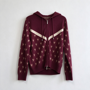 <span class=keywords><strong>Cardigan</strong></span> <span class=keywords><strong>con</strong></span> Zip in 100% Lana <span class=keywords><strong>con</strong></span> Logo Personalizzato, Giacca Lavorata a Maglia per <span class=keywords><strong>Donna</strong></span> OEM ODM - Product Image 5