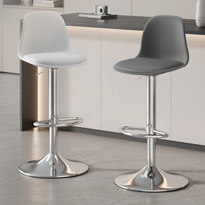 Factory Wholesale <b>Bar</b> <b>Stools</b> and Restaurant Chair Sets Kitchen Pu Leather Swivel <b>Bar</b> <b>Stools</b> <b>Bar</b> Chair - Product Image 3