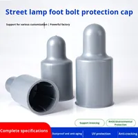 Capuchon de protection antirouille en plastique à double écrou décalé pour boulon de pied, cache-écrou, capuchon de vis hexagonal, usage industriel général