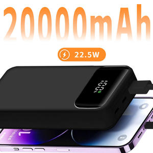 <span class=keywords><strong>Batterie</strong></span> <span class=keywords><strong>externe</strong></span> personnalisée avec logo, Powerbank USB-C, <span class=keywords><strong>batterie</strong></span> <span class=keywords><strong>externe</strong></span> 20000 mAh, Power Banks PD, charge super rapide, Power Bank 20000 avec câble - Product Image 5