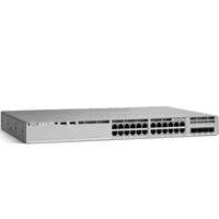 Cisco C9200L-24T-4G-E 9200L Switch Jaringan Data 24-Port dengan 4x1G Uplink Ethernet POE Fungsi SNMP QoS