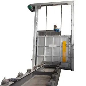 China Auto Type Elektrische Tempering Oven Trolley Type Auto Type Gloeien Verhardende Verharding Tempering Oven Voor Veren