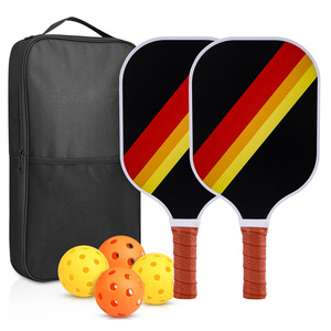 Ensemble de raquettes de pickleball en fibre de verre de 14 mm certifiées USAPA avec sac de transport et balles pour divertissement en plein air - Product Image 1