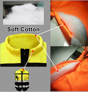 Col souple Multi Poches Vêtements <span class=keywords><strong>Hi</strong></span> <span class=keywords><strong>Vis</strong></span> <span class=keywords><strong>S</strong></span>écurité Réfléchissant Respirant Vêtements de Travail Haute Luminosité Réflexion Gilet de <span class=keywords><strong>S</strong></span>écurité - Product Image 4