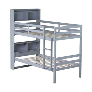 Lit superposé convertible moderne en bois massif de haute qualité, écologique, taille double, <span class=keywords><strong>avec</strong></span> tiroirs de <span class=keywords><strong>rangement</strong></span> pour enfants - Product Image 2
