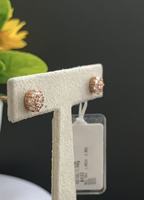 925 Silber Vergoldete Blumen-Ohrringe, Kleine und Schlichte Damen-Ohrringe, Tägliches Tragen, Dating, Geburtstage, Feiertagsgeschenke