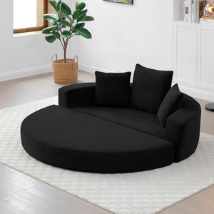 Nuevos Productos 2026 Extendable Modern Design Living Room & Hotel Use <b>Sofa</b> Chaise <b>Small</b> Volume Packing Saves 80% Shipping Space - Product Image 1