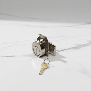 Anin חזק פליז anin עם 2 מפתחות שחור/זהב/אפור בהיר גימור 15 מ "מ אחורי לרהיטים עיצוב מודרני - Product Image 6