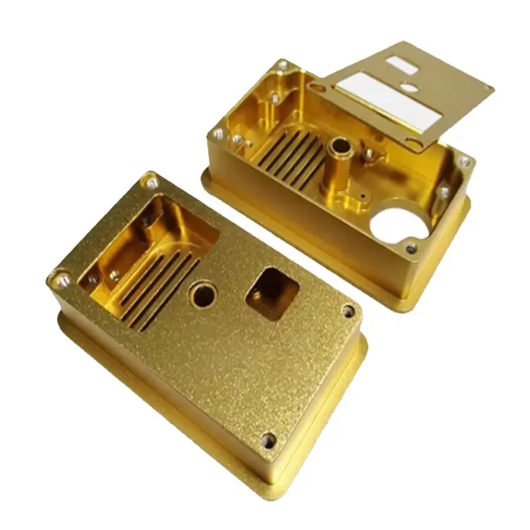 Gold Plated High Performance 6061 6063 T6 Aluminum Durable Part Block Computer Gongs Big Quantity Parts Cnc Milling Machining