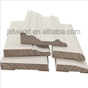 Factory Price <strong>Wood</strong> Mdf <strong>Mouldings</strong> Modern Interior Decoration Moulds Waterproof Skirting Baseboard <strong>Moulding</strong> - Product Image 5