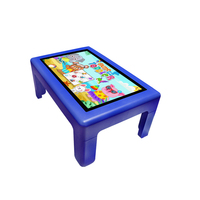 Table tactile interactive ronde de 55 pouces avec écran tactile capacitif 10 points pour enfants