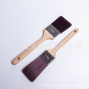 Pinceau plat à fibres abrasives pour animaux de compagnie, manche Hemu, 13-19 mm, pour peinture, brossage, nettoyage, manche allongé, Lt656 - Product Image 3