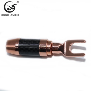 Bộ Chuyển Đổi Càng Cua Loại Y YIVO XSSH Âm Thanh Tự Làm OEM ODM Mạ Đồng Rhodium 9MM Đầu Nối Loa Chuối Đầu Cắm Giắc Cắm - Product Image 5