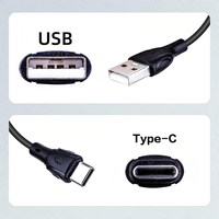 Kotak Kemasan Logo Kustom Kabel Data Abs 1m Kabel Data Tipe-c untuk iPhone Usb a ke Usb C 60W Kabel Pengisian Cepat Tipe C Usb