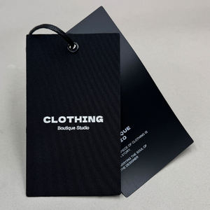 Étiquette personnalisée en coton naturel pour vêtements, en matériau EVA, impression UV, <span class=keywords><strong>accessoires</strong></span> de vêtements écologiques, étiquette de marque de luxe pour chaussures - Product Image 1