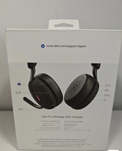 Cuffie Wireless Over-Ear <span class=keywords><strong>Dell</strong></span> WL3024/WL5024/WL7024 con Driver Dinamico, Cancellazione Attiva del Rumore, Illuminazione RGB 5.3, IPX-6 - Product Image 1